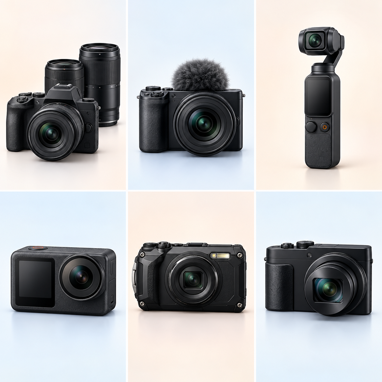 Canon EOS R50 ダブルズームキットの説明用イラスト