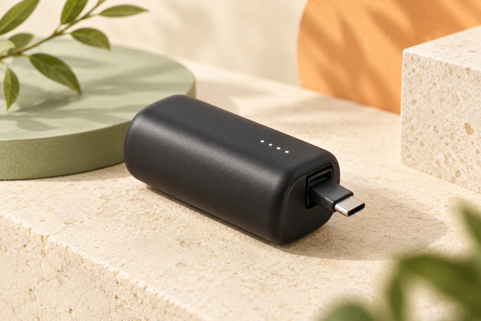 Anker Nano Power Bank (22.5W, Built-In USB-C Connector)の説明用イラスト
