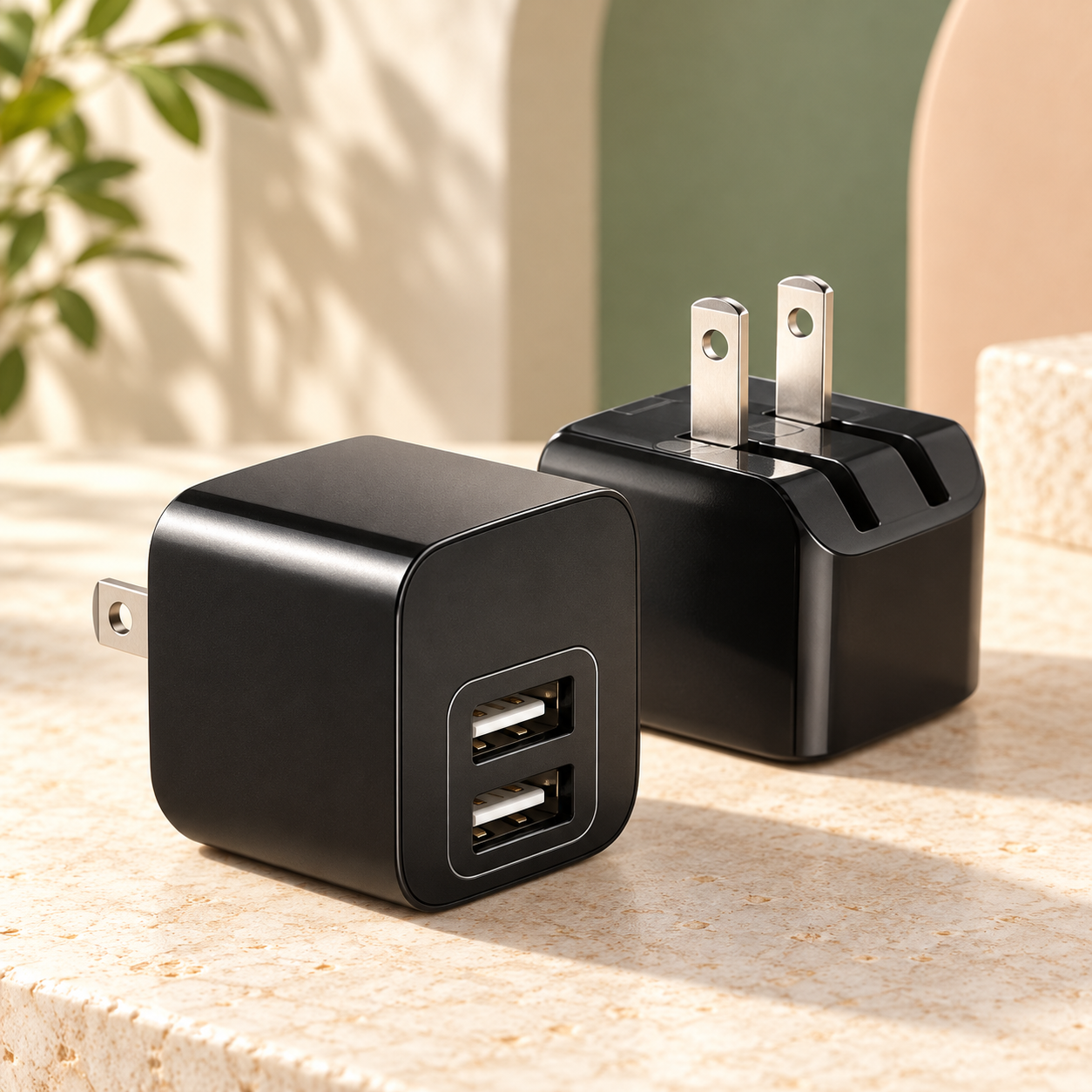 Anker PowerPort mini 2個セット ブラックの説明用イラスト