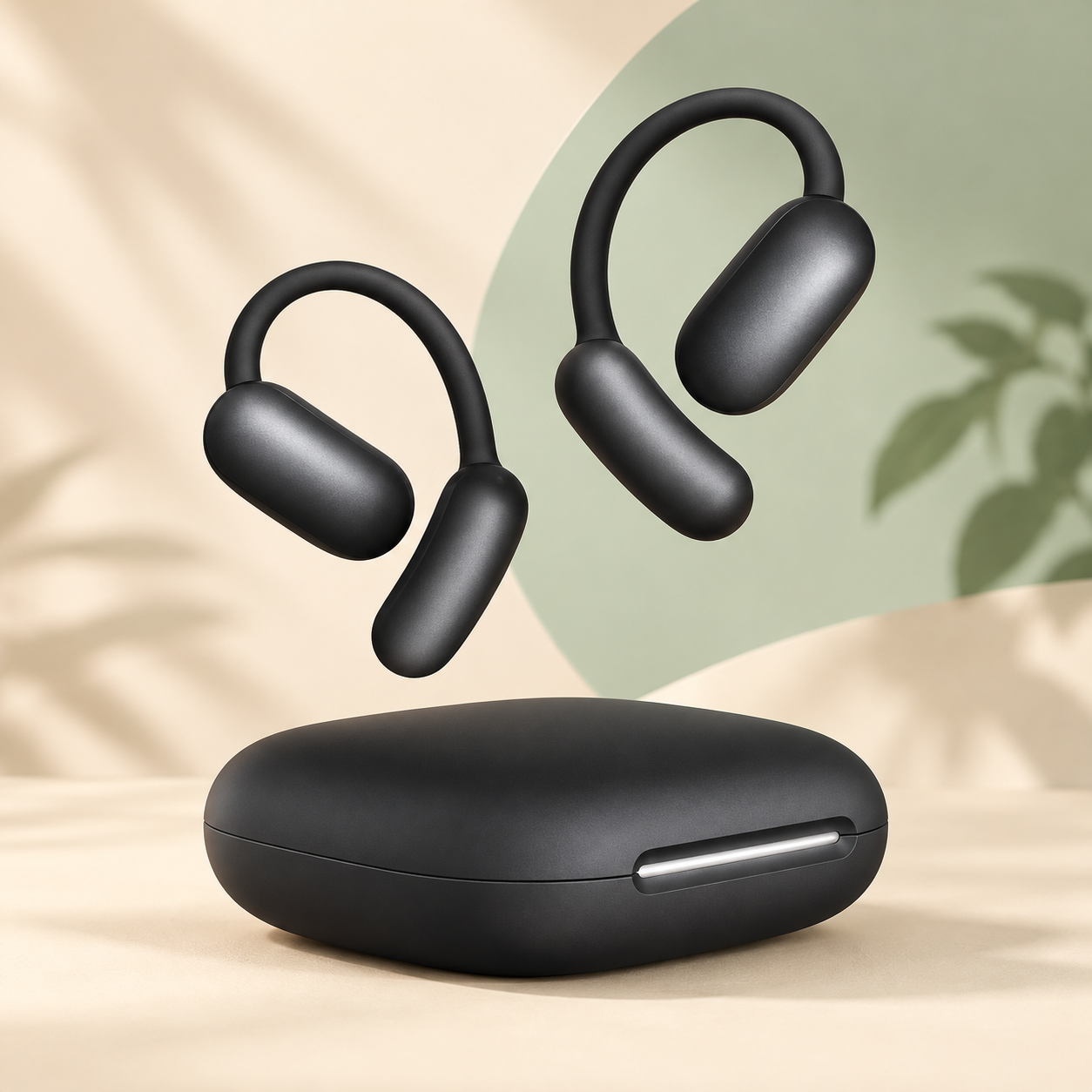 Anker Soundcore AeroFit 2 ミッドナイトブラックの説明用イラスト