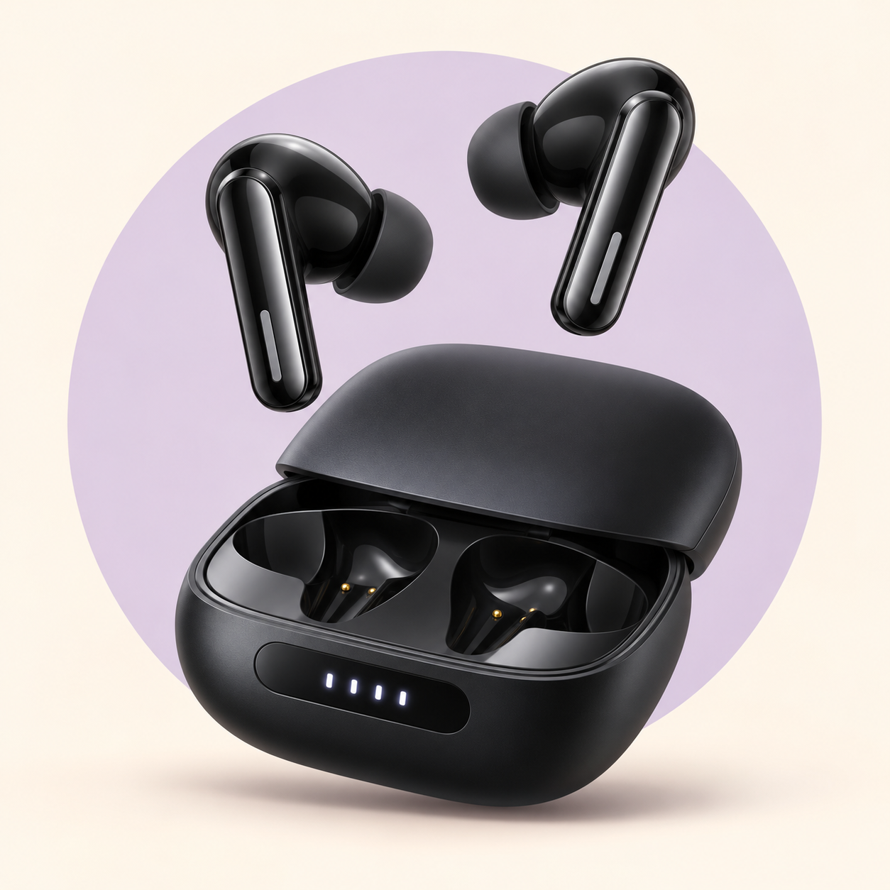 Anker Soundcore Liberty 4 Pro ミッドナイトブラックの説明用イラスト